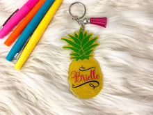 Load image into Gallery viewer, pineapple keychain