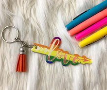 Load image into Gallery viewer, love keychain