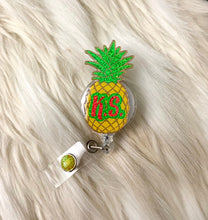 Load image into Gallery viewer, pineapple badge reel