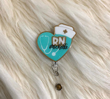 Load image into Gallery viewer, Registered Nurse badge reel