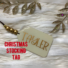 Load image into Gallery viewer, Personalized Christmas Stocking Name Tag