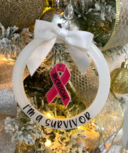 Load image into Gallery viewer, survivor ornament