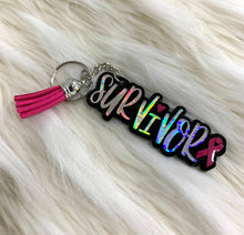 Load image into Gallery viewer, survivor keychain