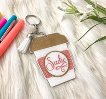 Load image into Gallery viewer, coffee keychain
