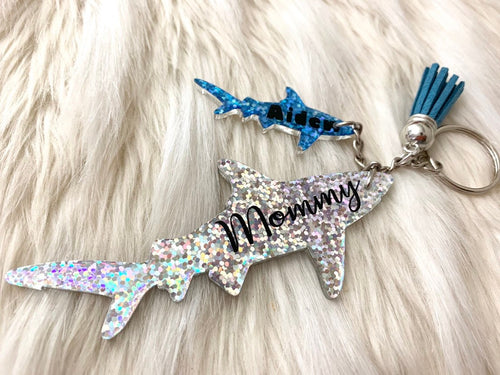 Shark keychain