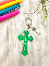 Load image into Gallery viewer, cross keychain
