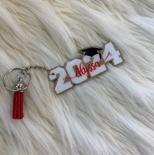 graduation keychain
