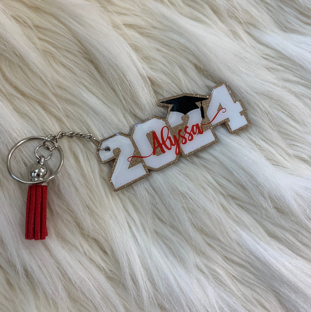 graduation keychain