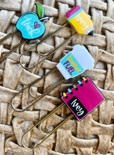 Load image into Gallery viewer, Jumbo Teacher Paperclip Bookmark for Planners and Stationary
