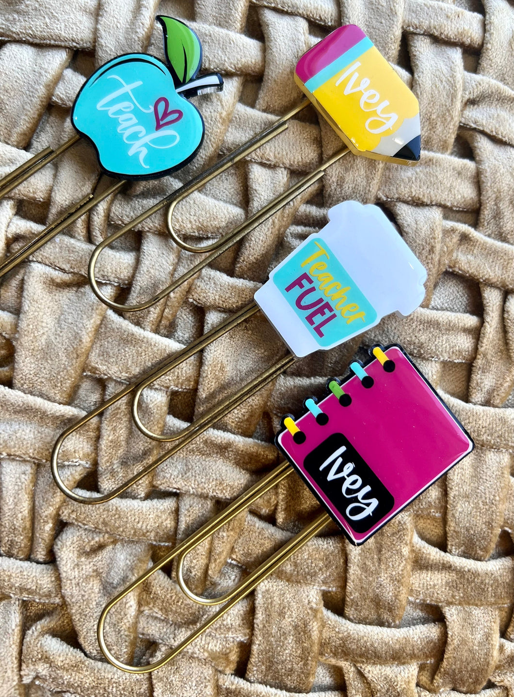 Jumbo Teacher Paperclip Bookmark for Planners and Stationary