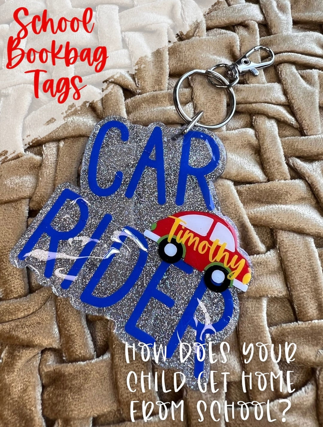 School Bookbag Tags